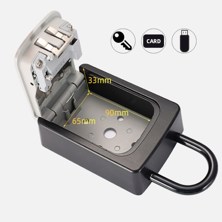KS6500 Installation-free Hanging Decoration Key Password Box, Grey KS6500 Installation-free Hanging Decoration Key Password Box, Grey